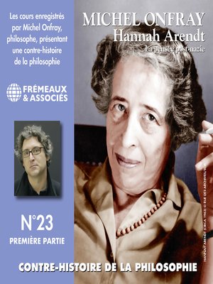 cover image of Contre-histoire de la philosophie (Volume 23.1)--Hannah Arendt